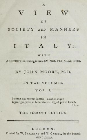 [Gutenberg 58901] • A View of Society and Manners in Italy, Volume 1 (of 2) / With Anecdotes Relating to some Eminent Characters